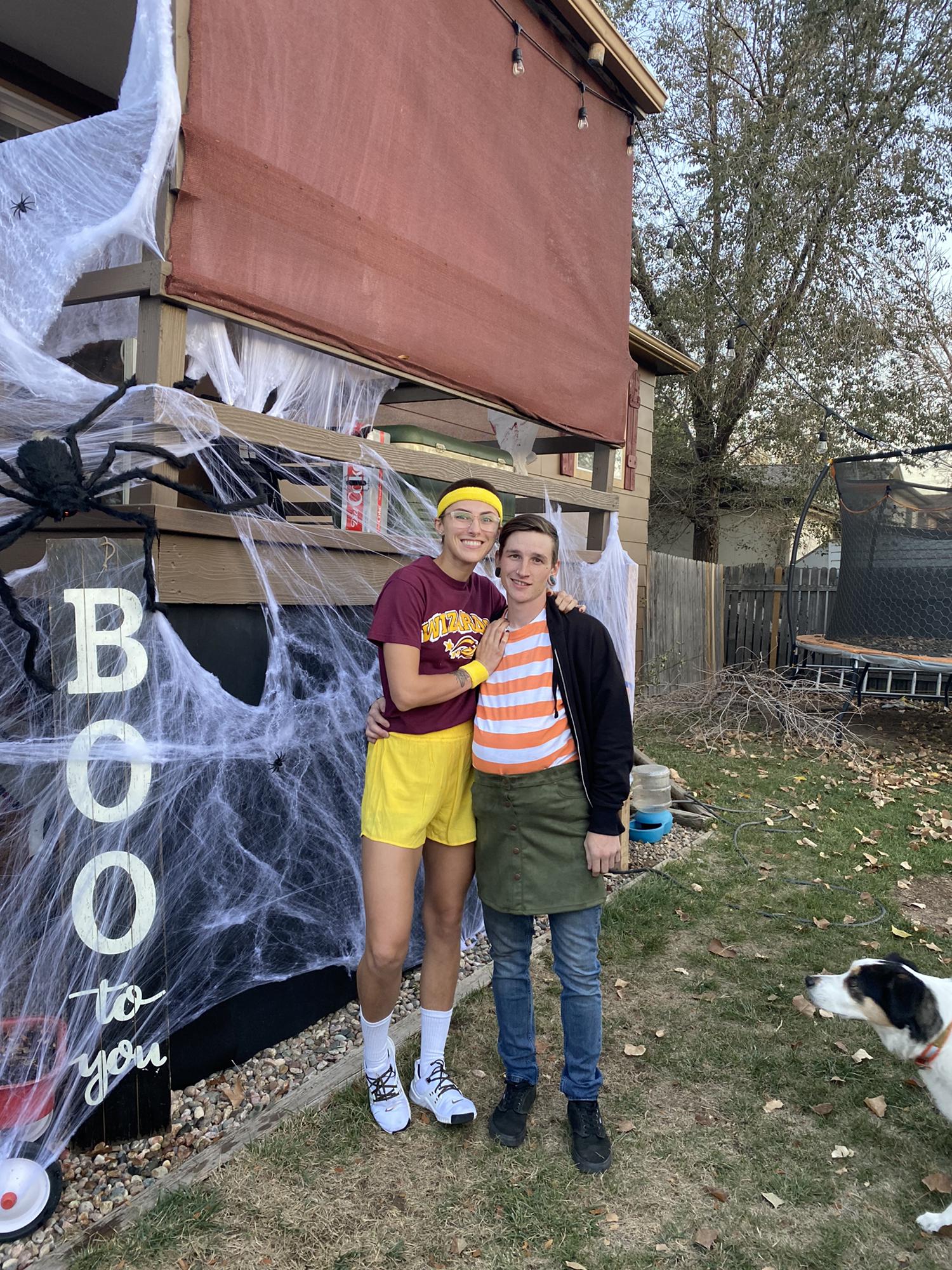 Halloween 2020, we were Juno and Paulie, but gender bent