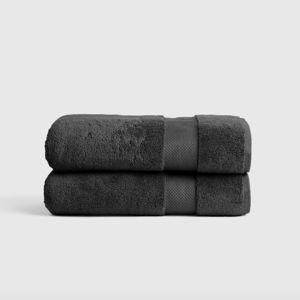 Turkish Ultra Plush Bath Towel (Set of 2) - Charcoal