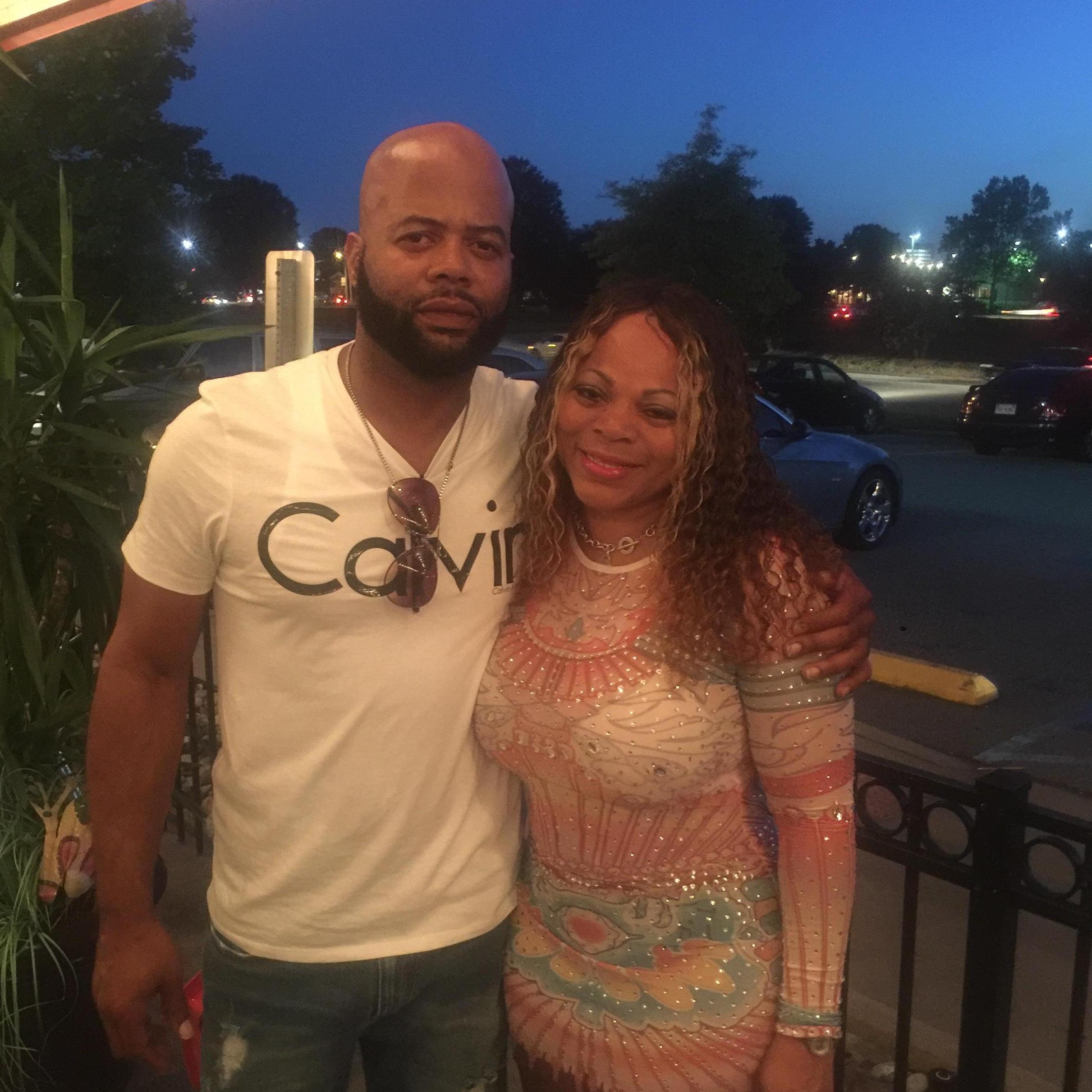Zennie and Rennee on his bday Aug 18