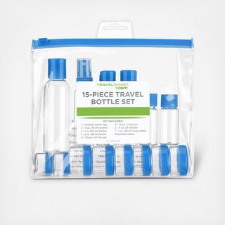 15-Piece Travel Bottle Set