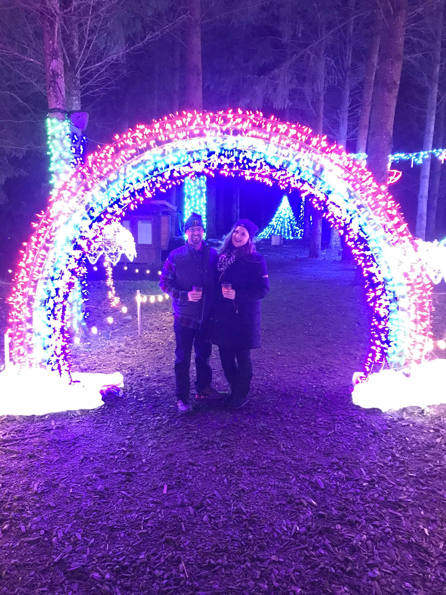 Silverton Oregon Garden Lights