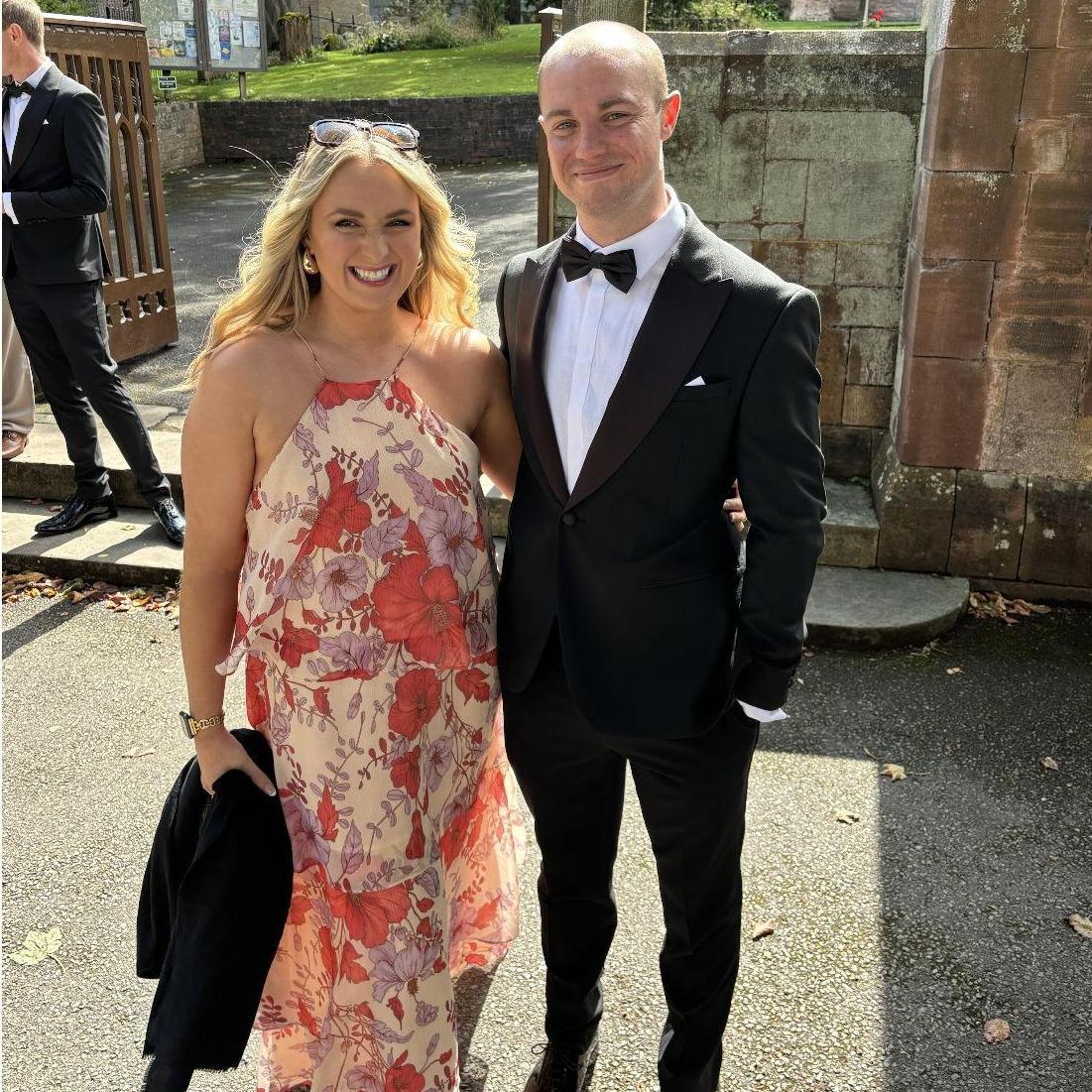 At our Best Man's wedding earlier this year