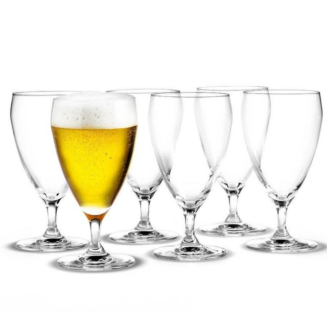 Holmegaard Perfection Beer Glass, Set of 6