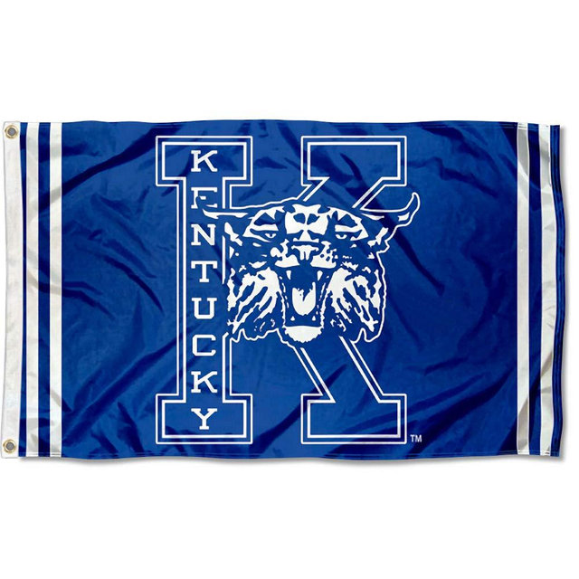 Kentucky Wildcats Vintage Retro Throwback 3x5 Banner Flag