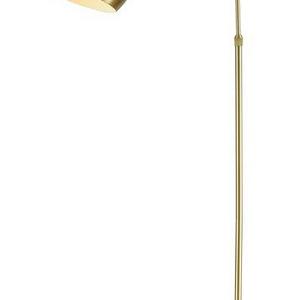 Riveria 61" Brushed Gold Arched Floor Lamp