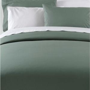 280-Thread-Count Pima Cotton Percale Comforter Cover Collection, Queen (Sea Green)
