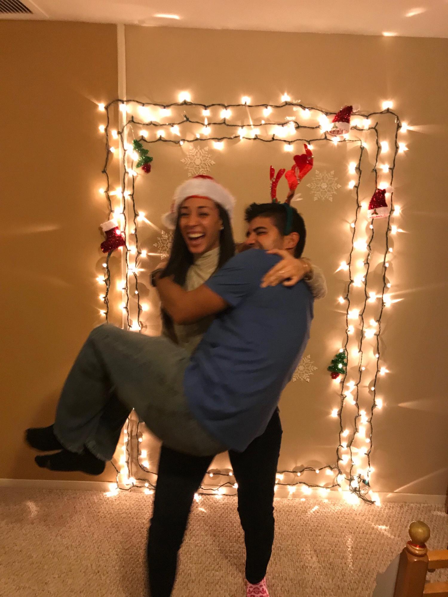 Holiday fun at a friend’s party!