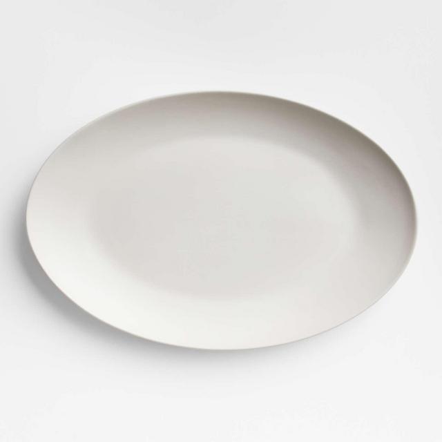 Craft Linen Cream Serving Platter