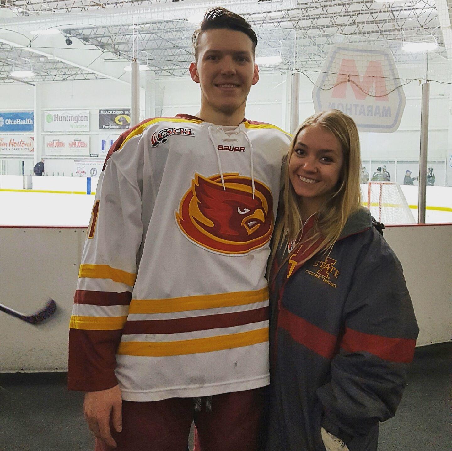 Will's last Iowa State hockey game - 2017