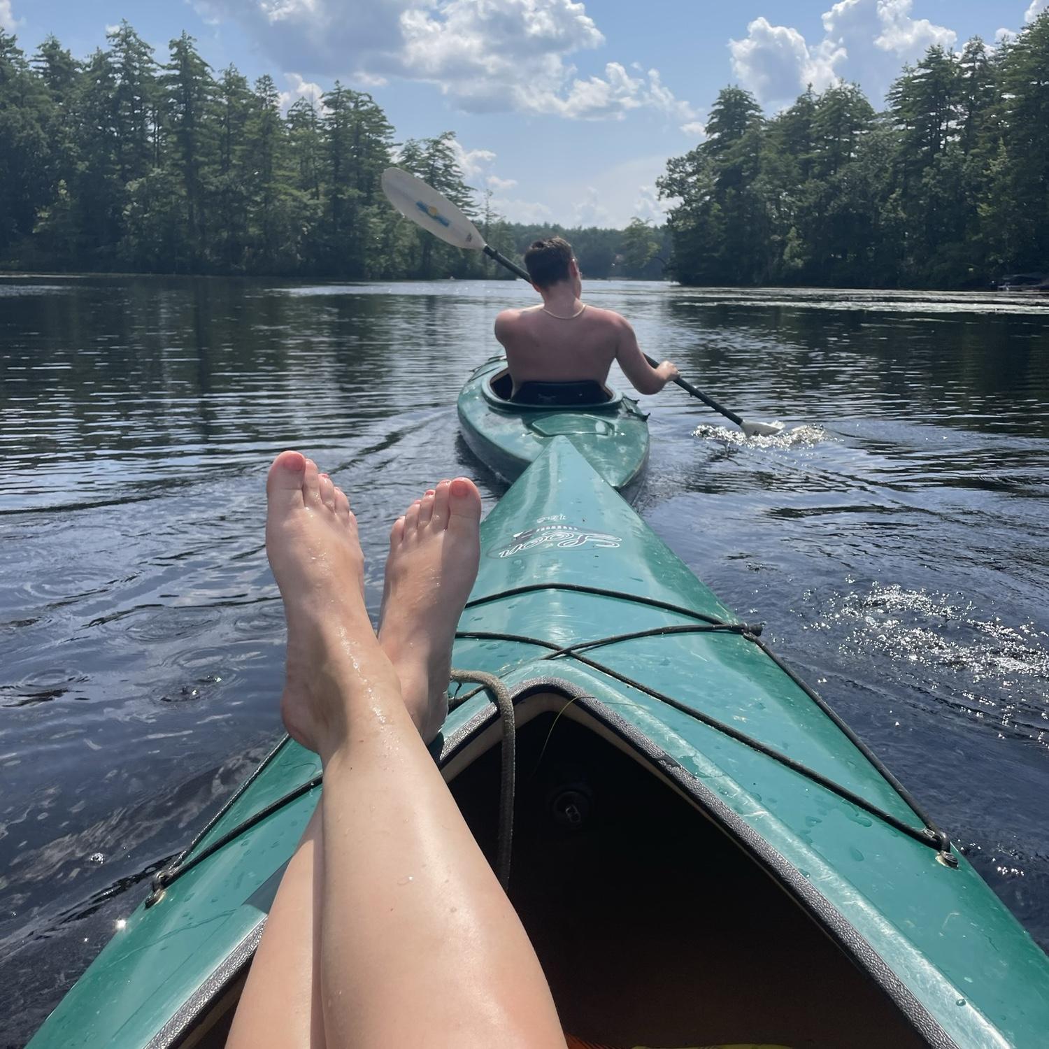 Of course Cassie just has her feet up letting Nick do all the work haha!