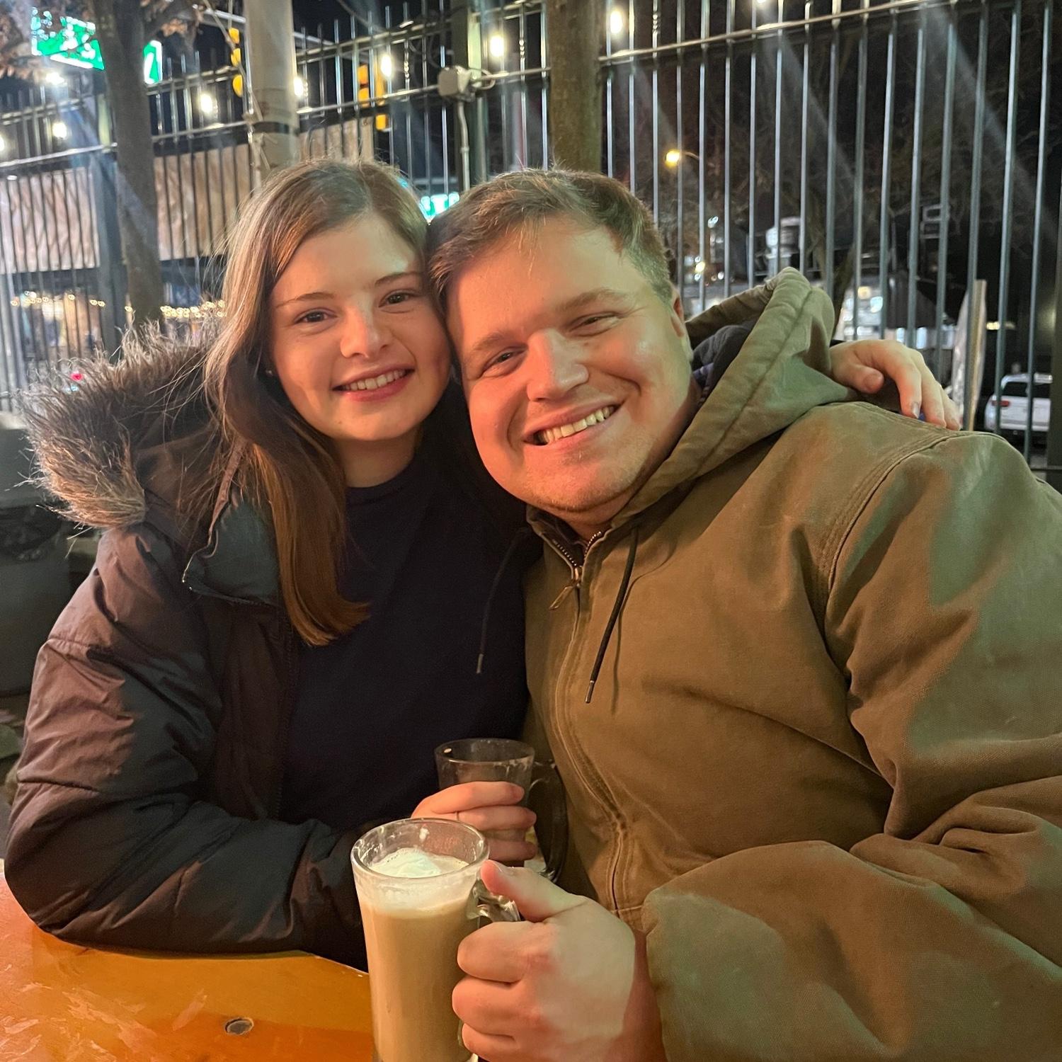 Fall 2023: Syd enjoyed visiting John in Michigan to show him her childhood memories and watching the Michigan football team win the national championship!