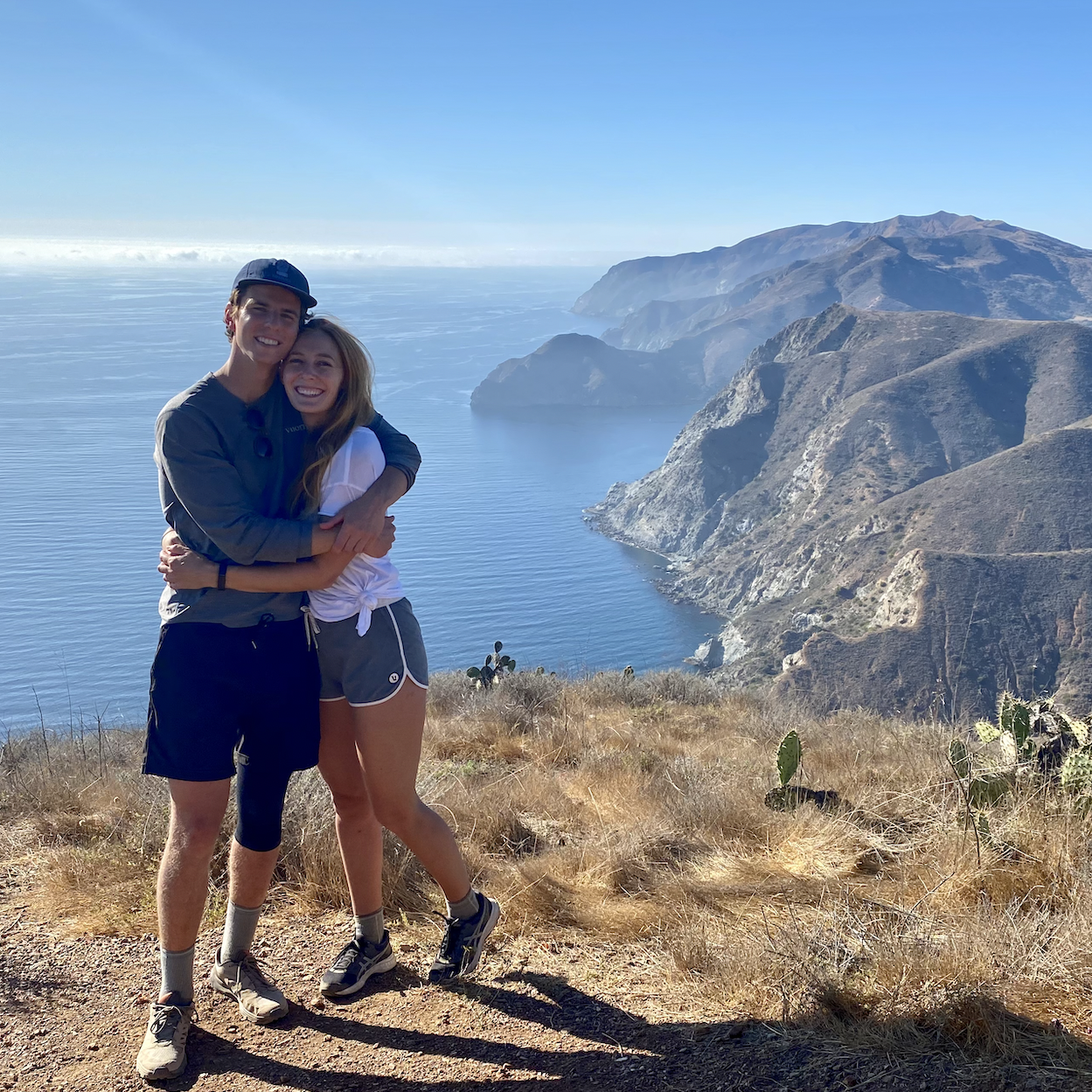 When we hiked the Trans Catalina Trail (38.5 Miles Later) with Blake and Maggie!