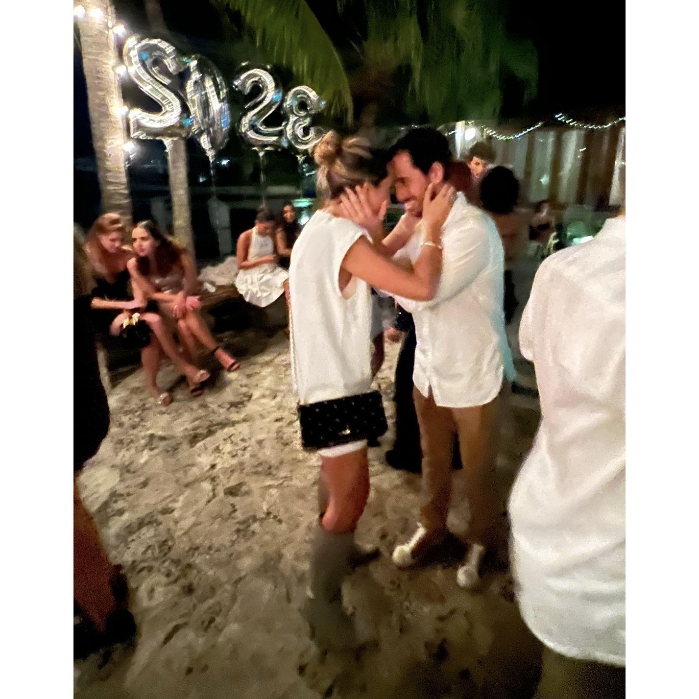 Ringing in the new year - the year we get married in