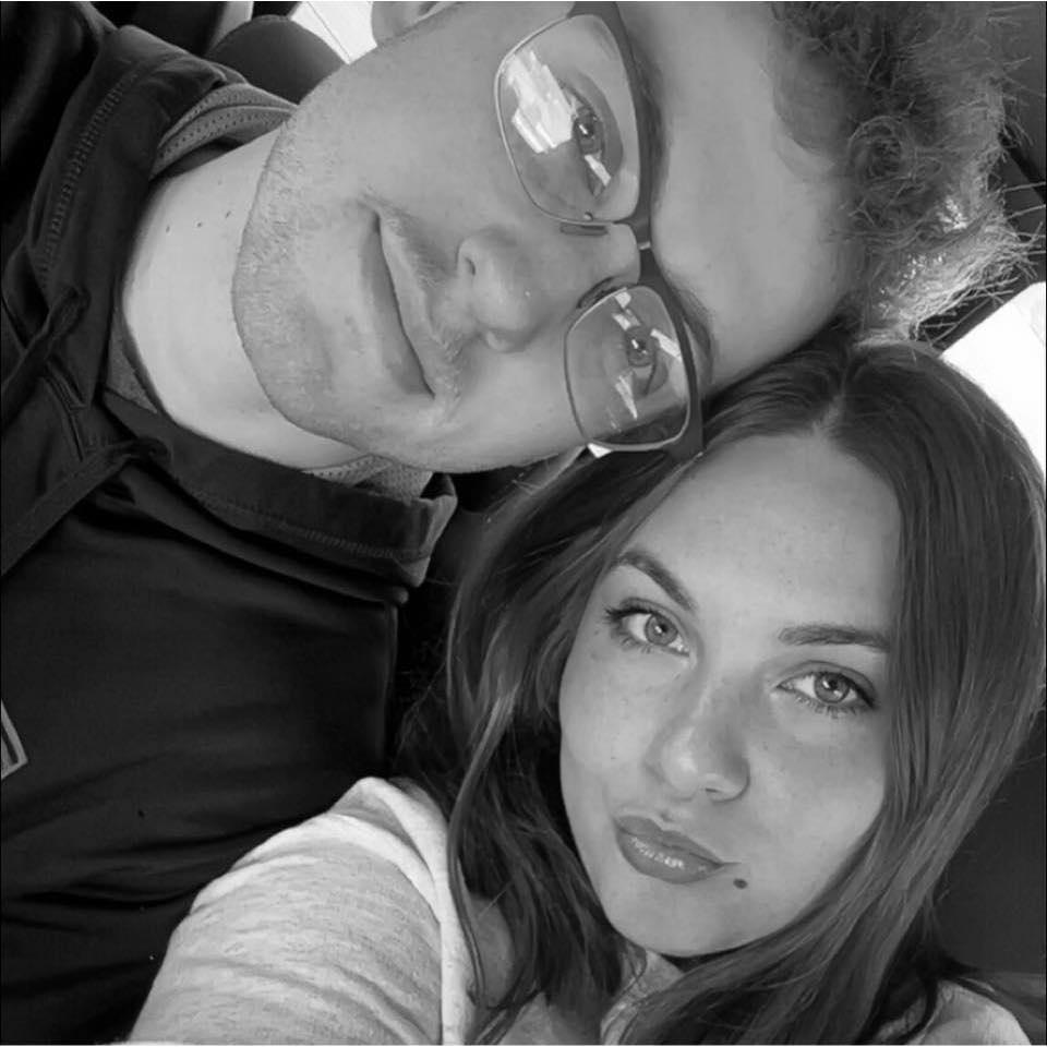 This was a selfie we took on the way to a Memphis and Grizzlies basketball game! It was my first time going to one!!