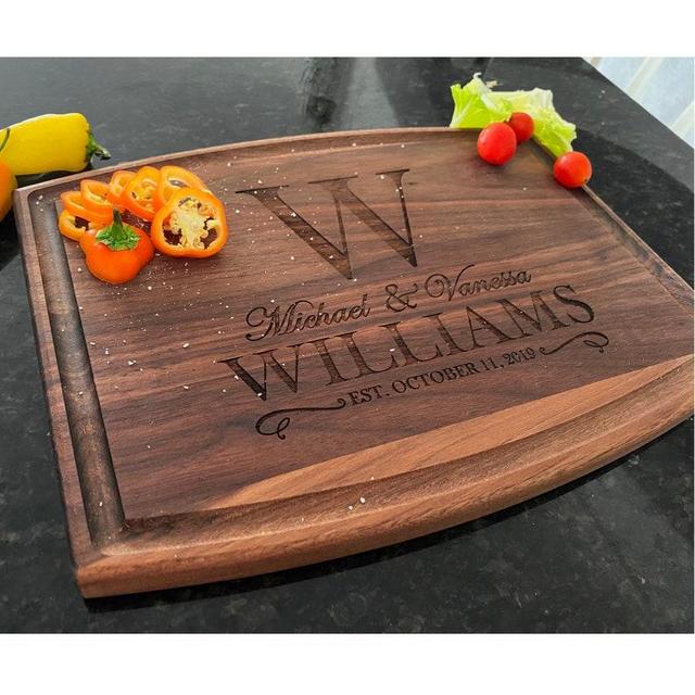 Personalized Cutting Board - Personalized Gifts - Wedding Gift, Custom Cutting Board Personalized | Anniversary, Engagement, Mom Gifts