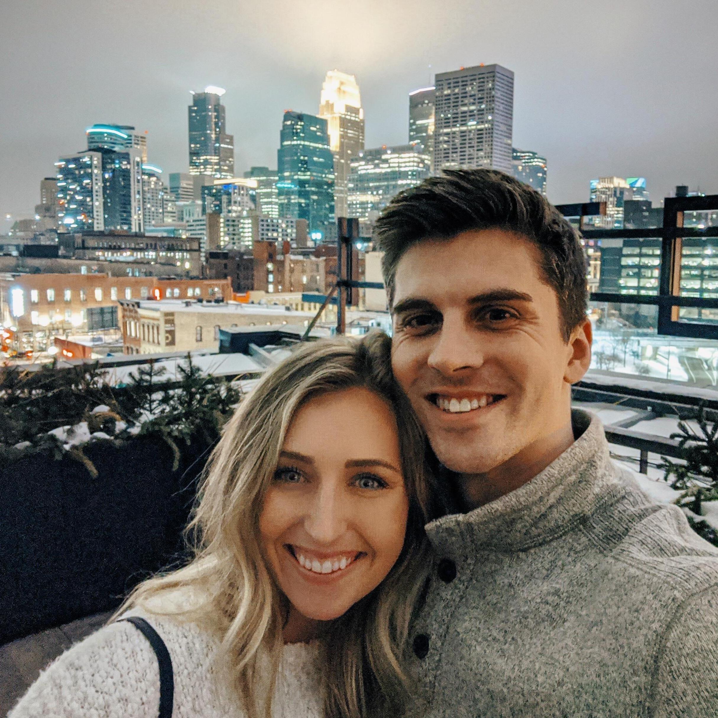 Hewing Hotel date night after moving back to MN. 1/24/20