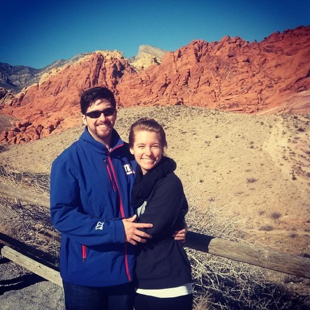 A visit to Red Rock during Susan's first trip to Las Vegas.