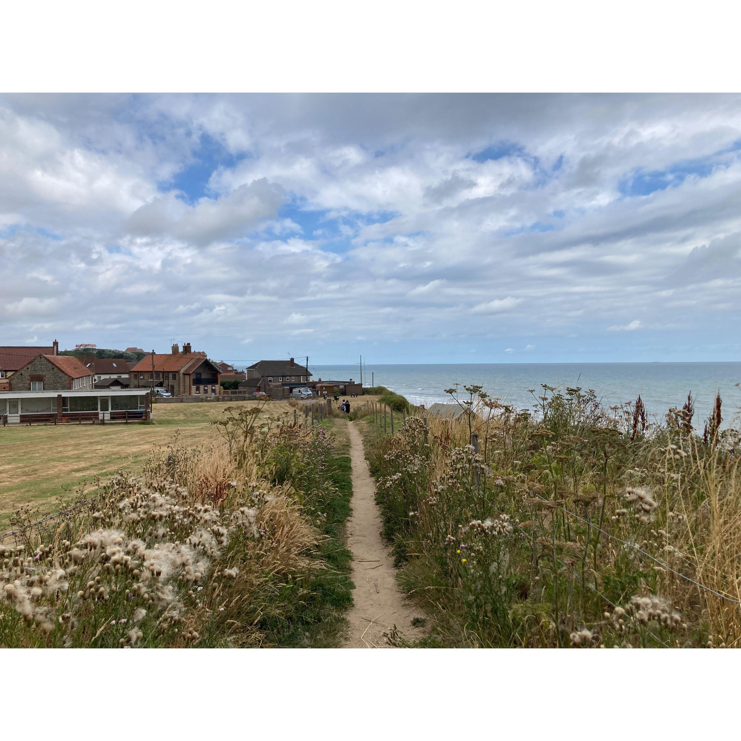 A coastal walk in Norfolk.