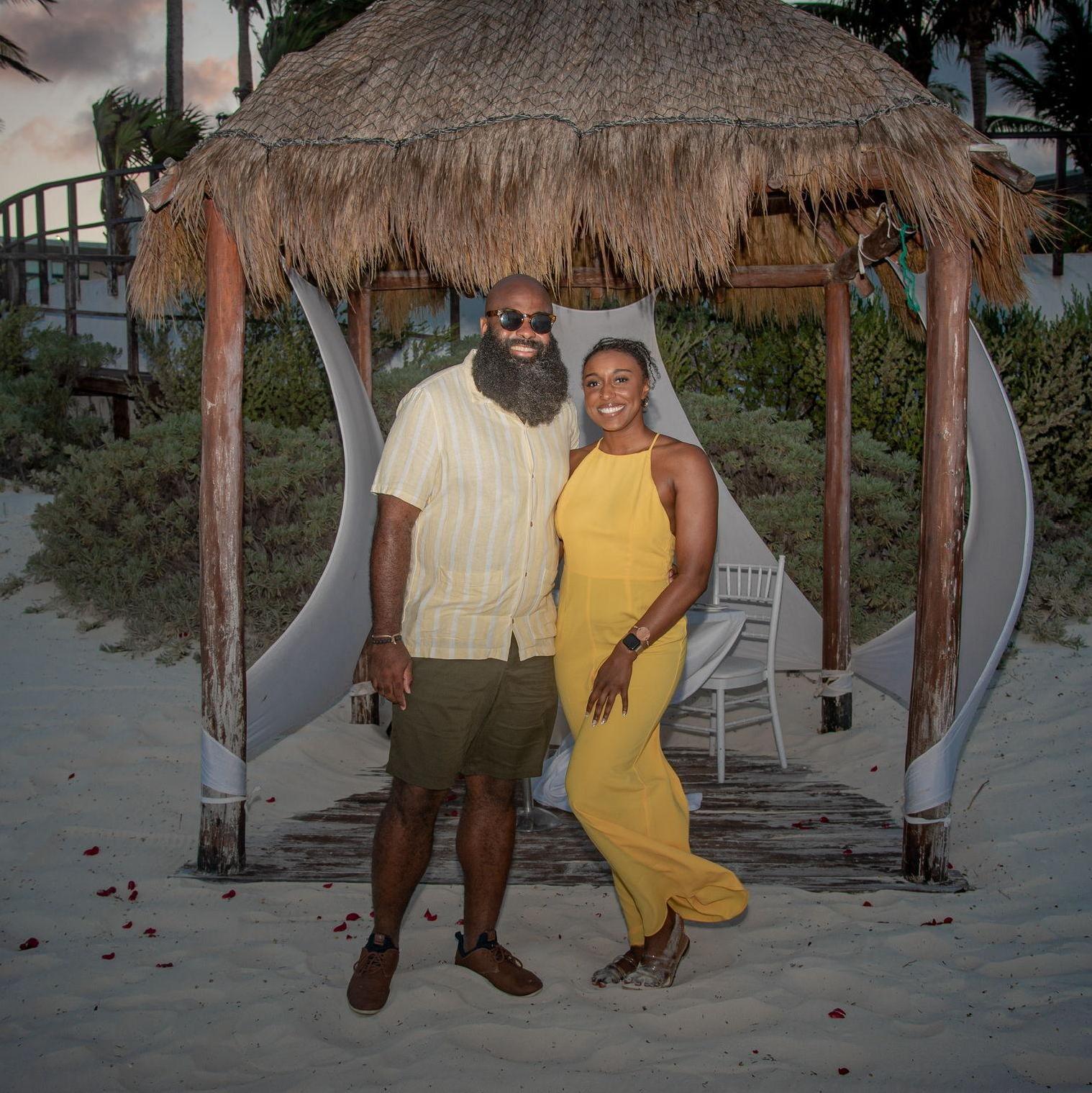 Before he got down on one knee