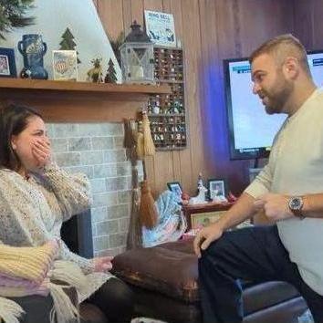 Sam caught Elayna completely by surprise when he proposed. What Elayna thought was a birthday lunch for Sam turned into the proposal with a little help from both sets of parents.