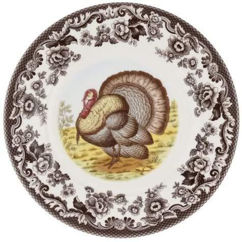 Spode Woodland & Delamere Luncheon Plate (Turkey)