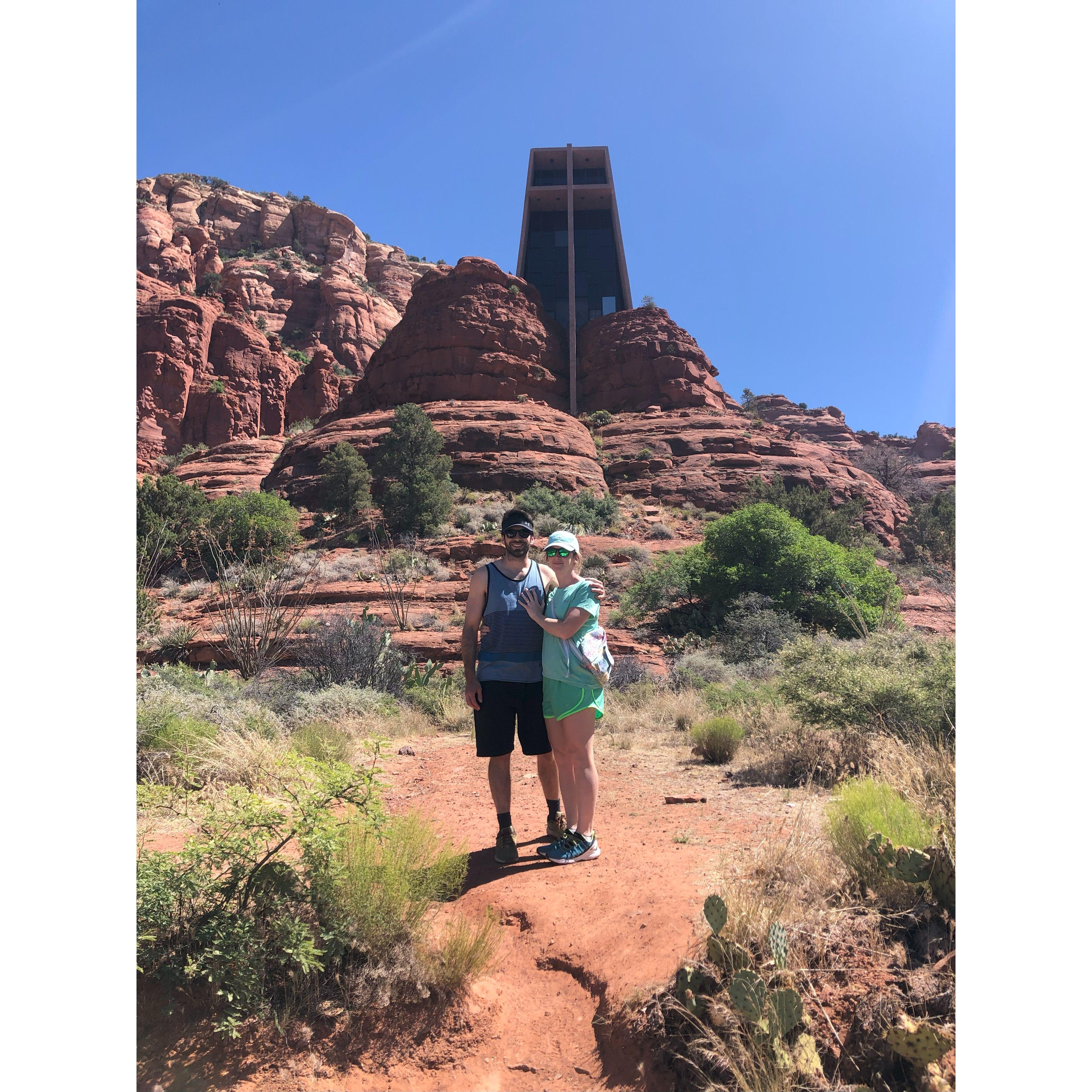 Chapel of the Holy Cross, Sedona, AZ- The place where we got engaged! June 19, 2023