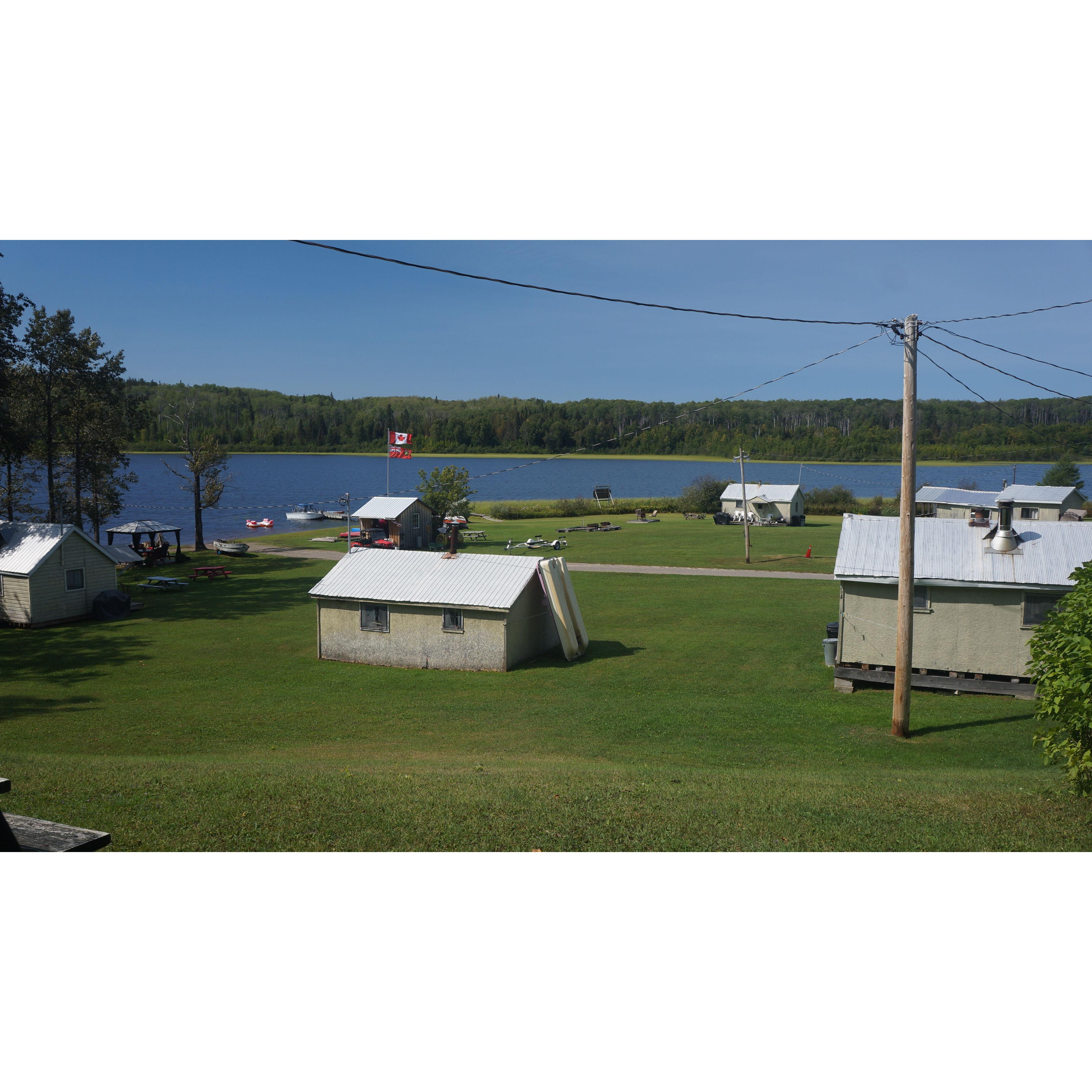 View of Camp from Cabin's #1 & 2