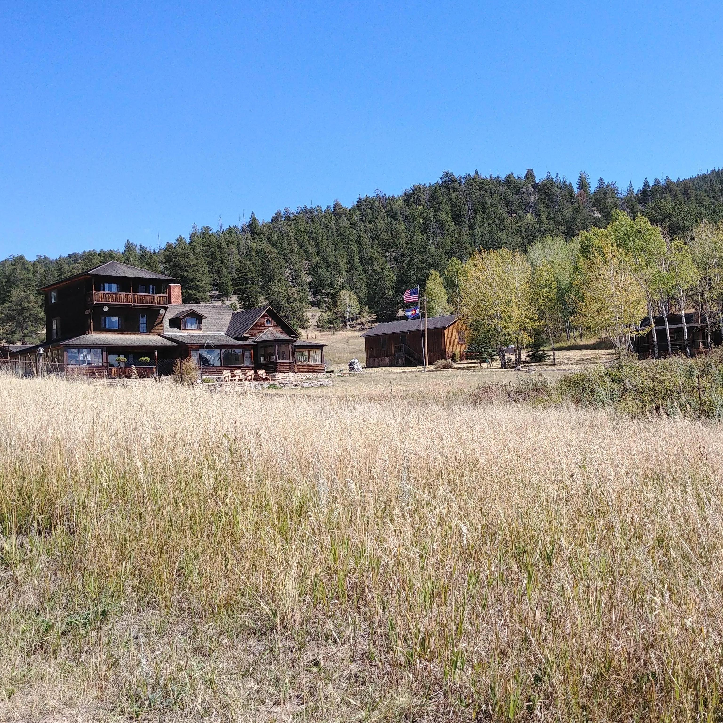 Lodge and cabins at the ranch