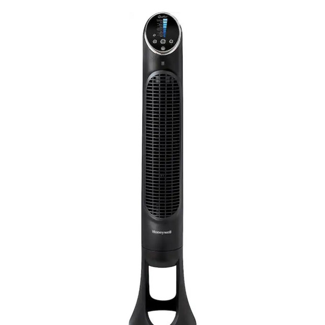 Honeywell - QuietSet Oscillating Whole Room Tower Fan HYF290B - Black