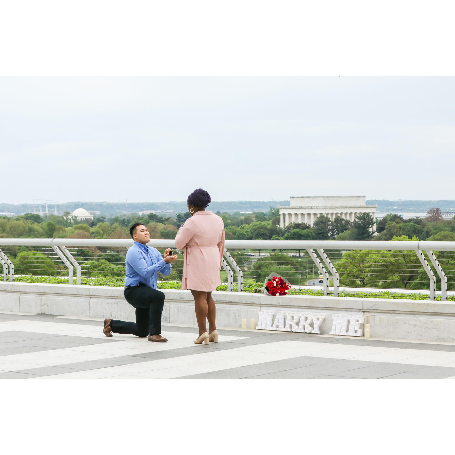When Bobby proposed at the Kennedy Center!