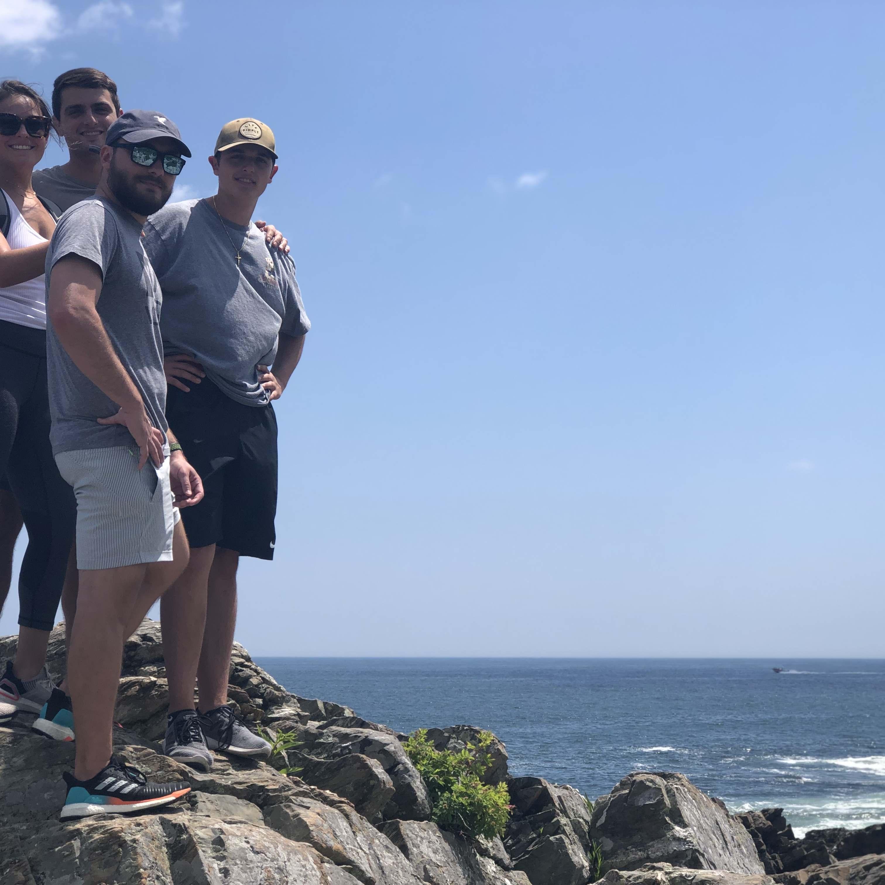 Our first family trip to Maine