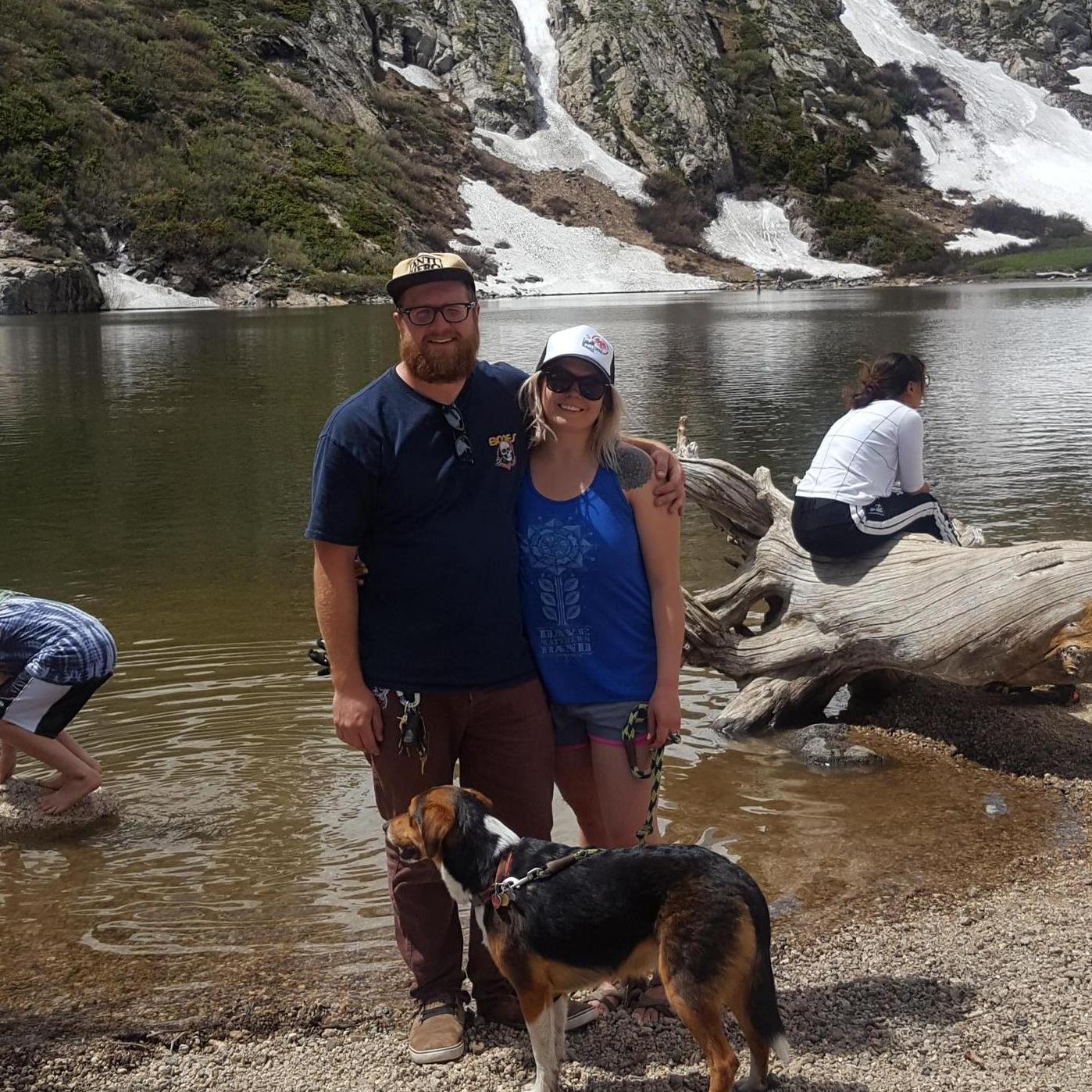 St. Mary's Glacier with our favorite pup!