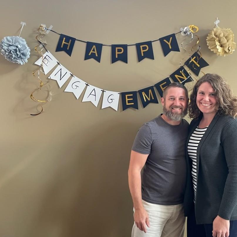 November 2021 - the surprise 'Happy Retirement' for Donna's Dad turned into a surprise 'Happy Engagement' for Paul and Donna!