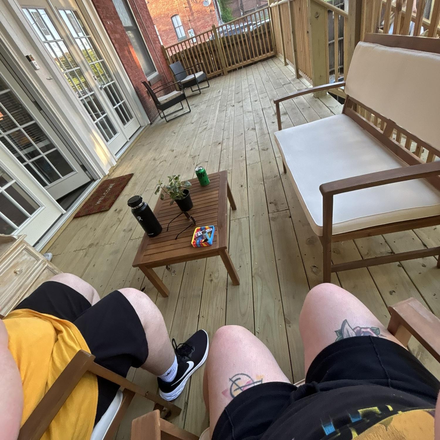 Some of my favorite memories from our year in St. Louis come from our evenings hanging out on our porch. Like true midwesterners we became porch sitters. -Kelly