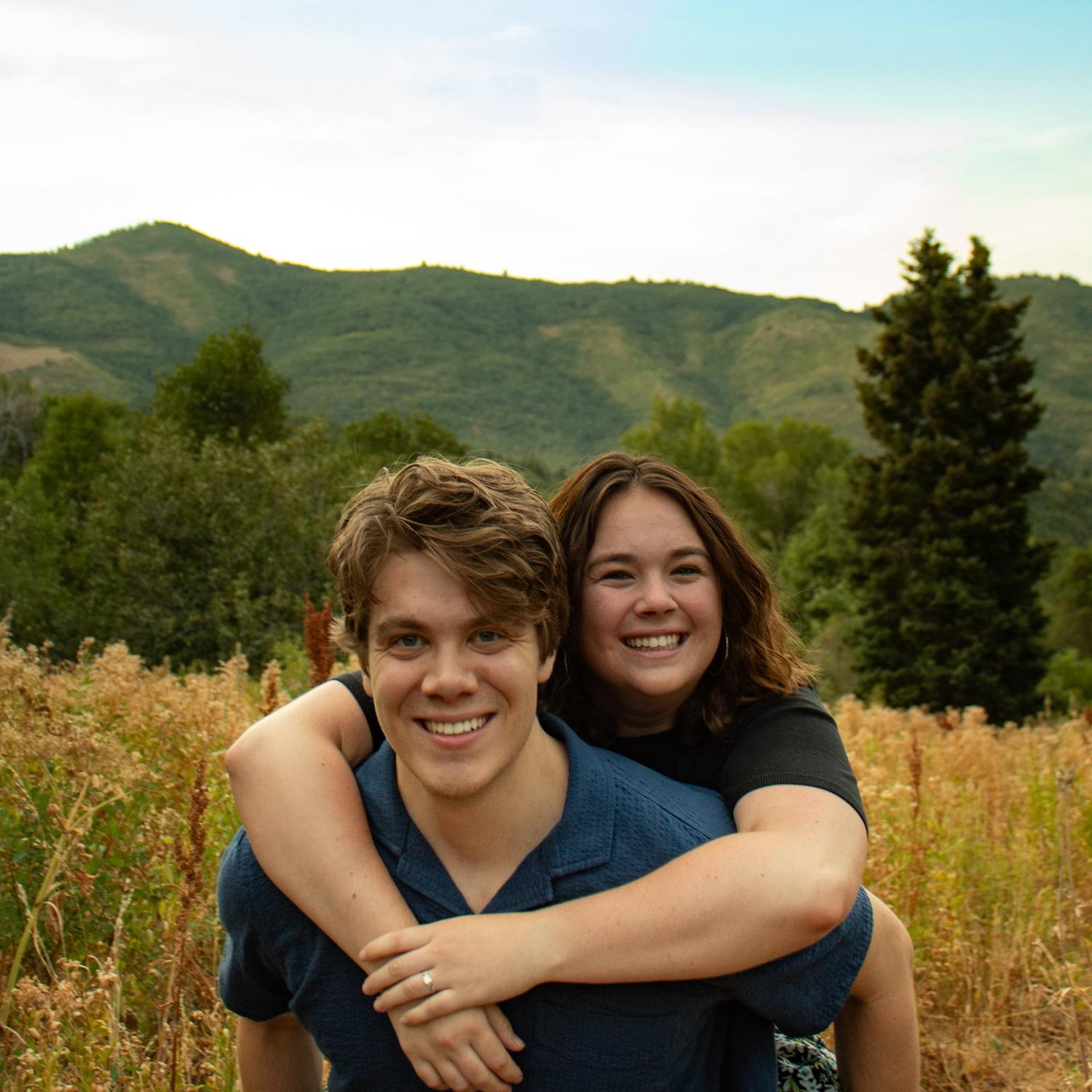 Photos taken at Snowbasin where they love to ski once the snow returns.