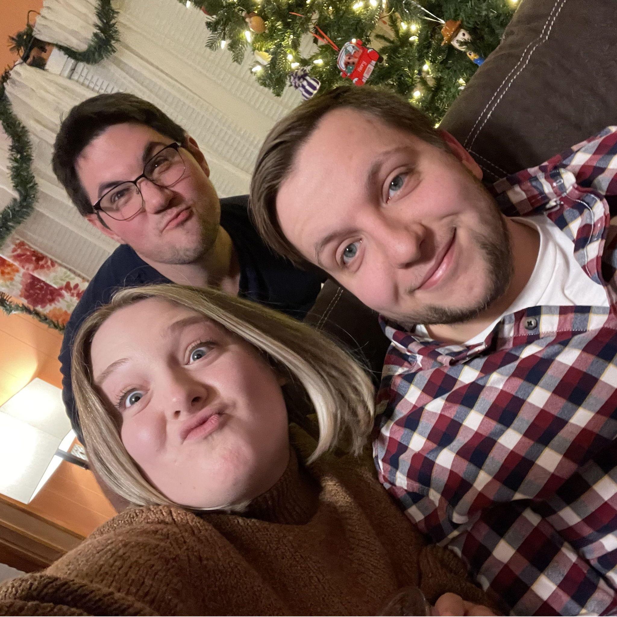 Enjoying some red sangria on New Years Eve with Steve - December, 2022