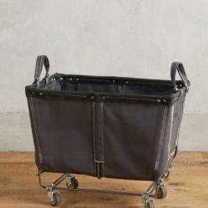Medium Mobile Canvas Bin