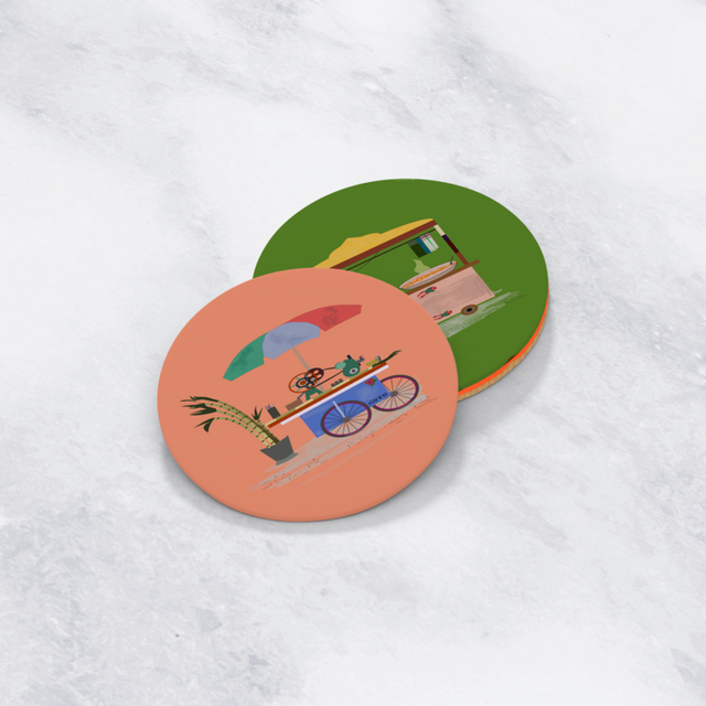 Coasters: Food Stalls