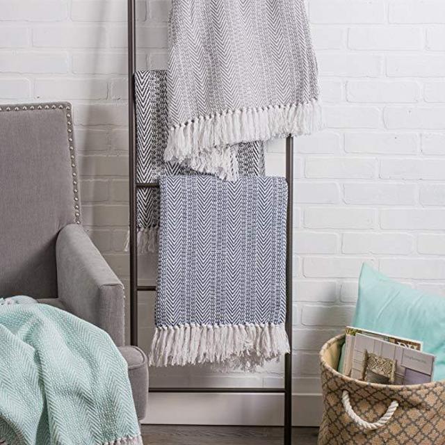 Herringbone Stripe Throw