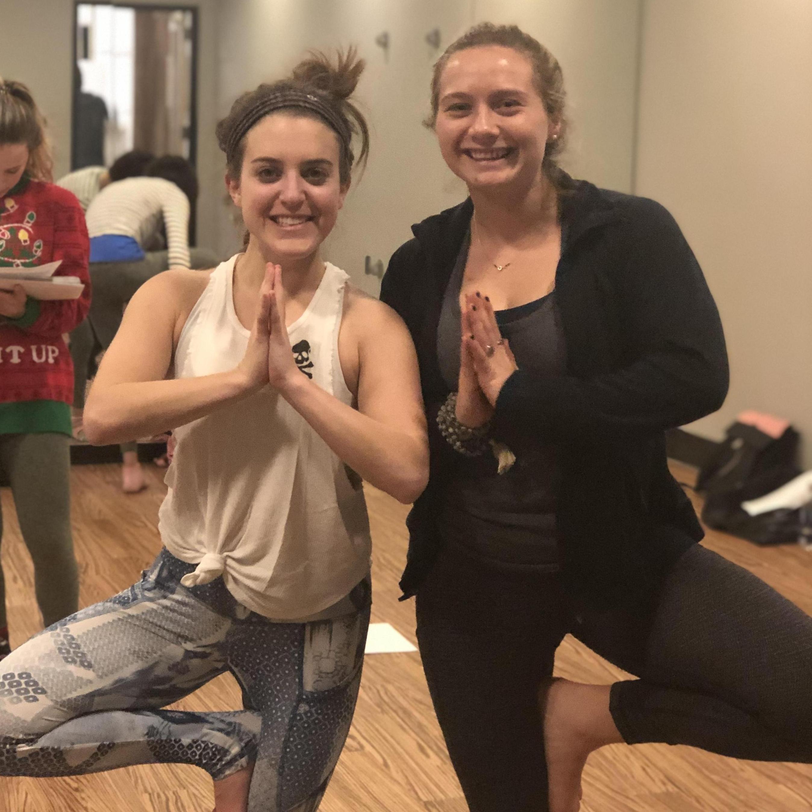 The last day of Yoga Teacher Training where Jesse and Maddy and became "Omies" and fast friends.