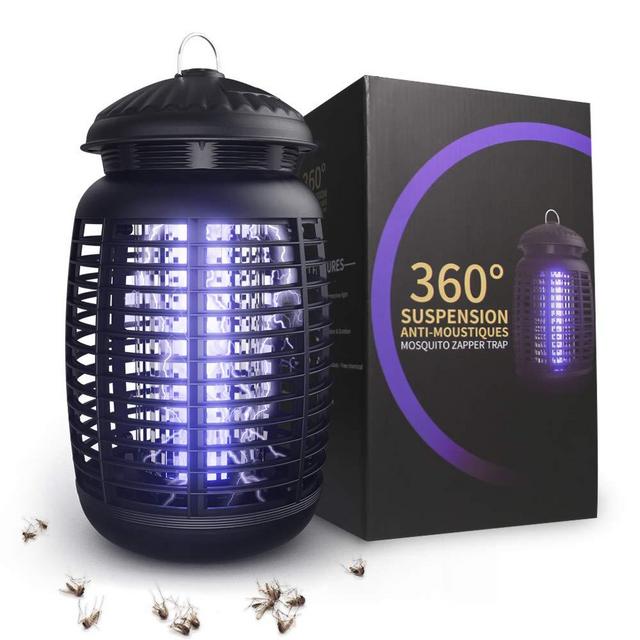 Tysonir Electric Bug Zapper, Effective 4200V Electric Mosquito Zappers, Mosquito Zappers, Mosquito lamp, Waterproof Outdoor/Indoor - Electronic Bug Zapper Light Bulb for Backyard, Patio.