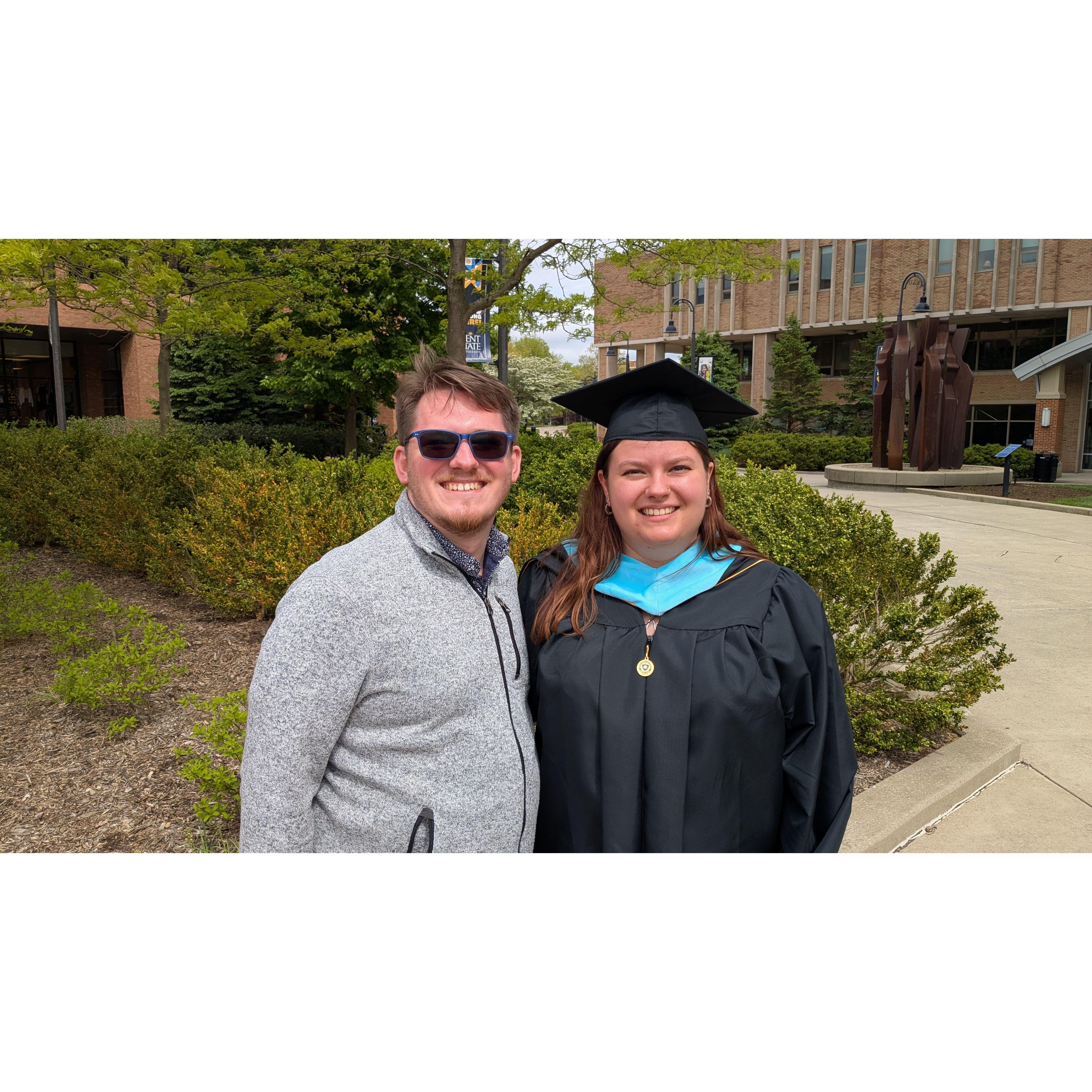 Jill's Grad School Commencement from Kent State, 2025