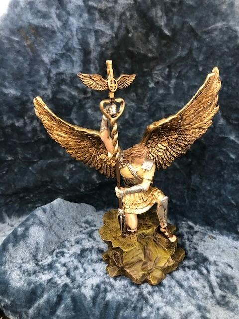 St Raphael the Archangel Statue by Liscano