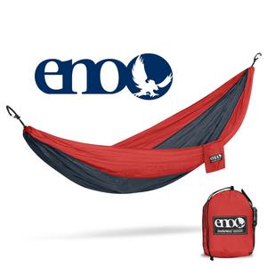 Eagles Nest Outfitters ENO DoubleNest Hammock, Portable Hammock for Two, Red/Charcoal