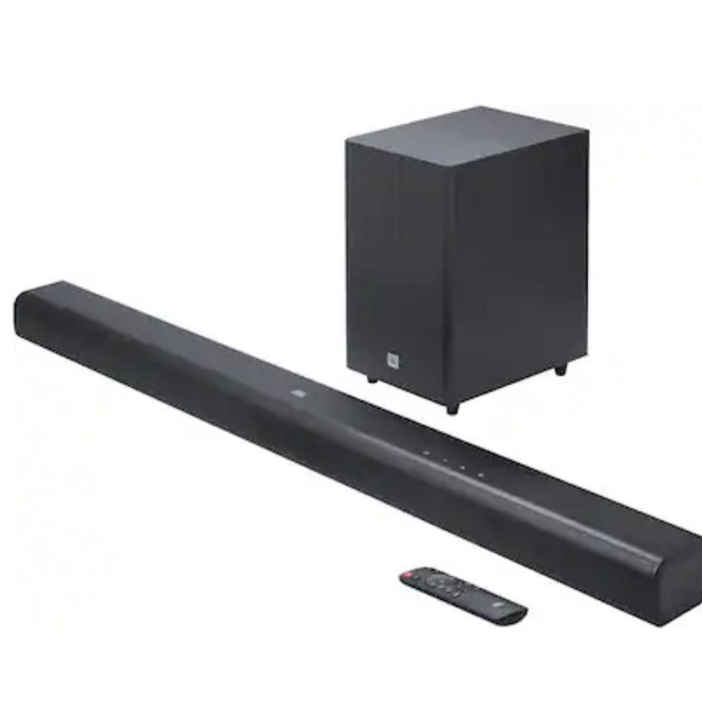 JBL - Cinema Soundbar 570 2.1-channel soundbar - Black