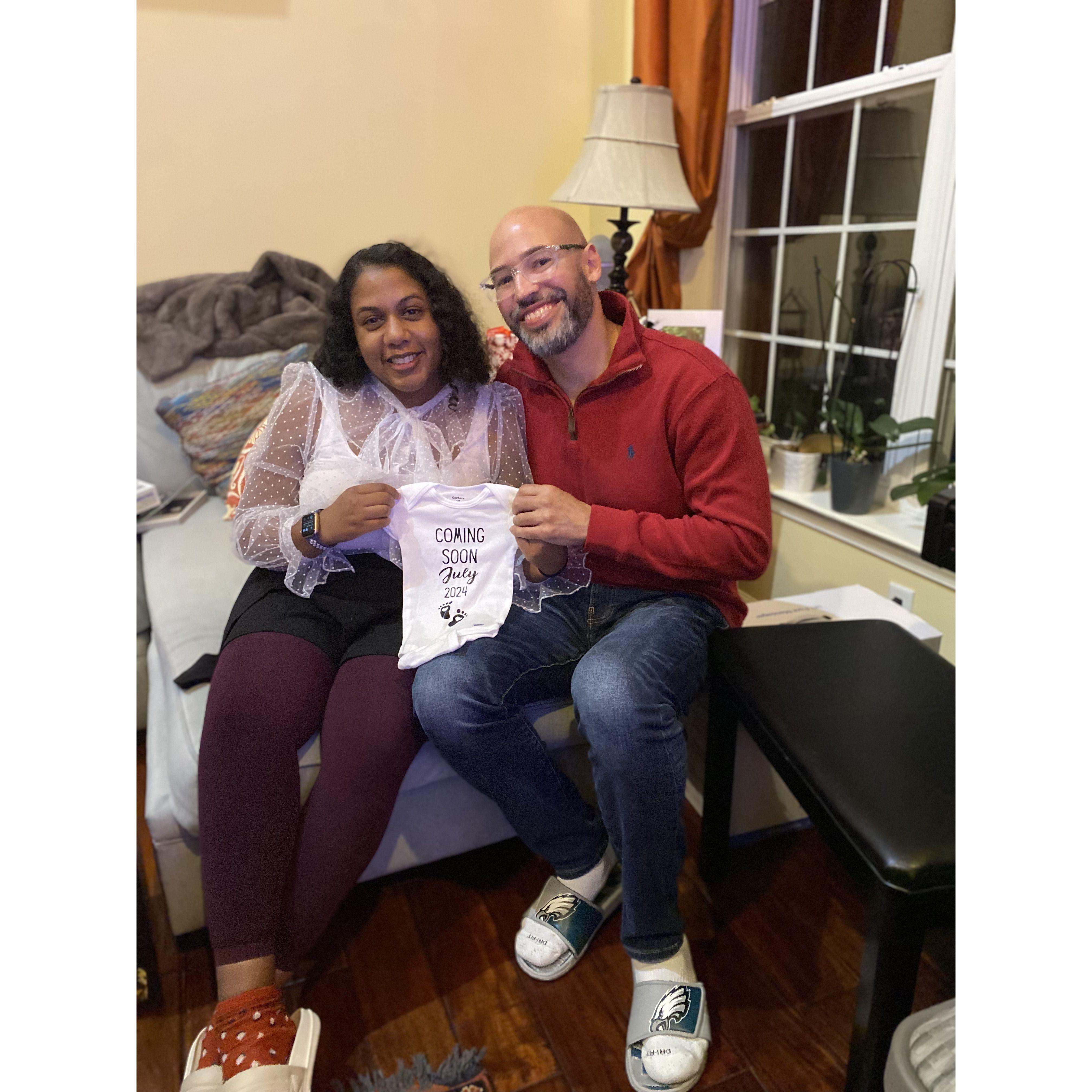 We're having a baby!