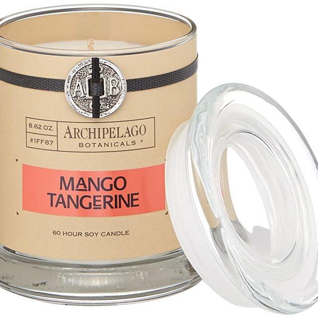 Archipelago Botanicals Mango Tangerine Glass Jar Candle