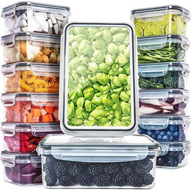 Fullstar Food Storage Containers with Lids (14 Pack) - Plastic Containers with Lids BPA-Free