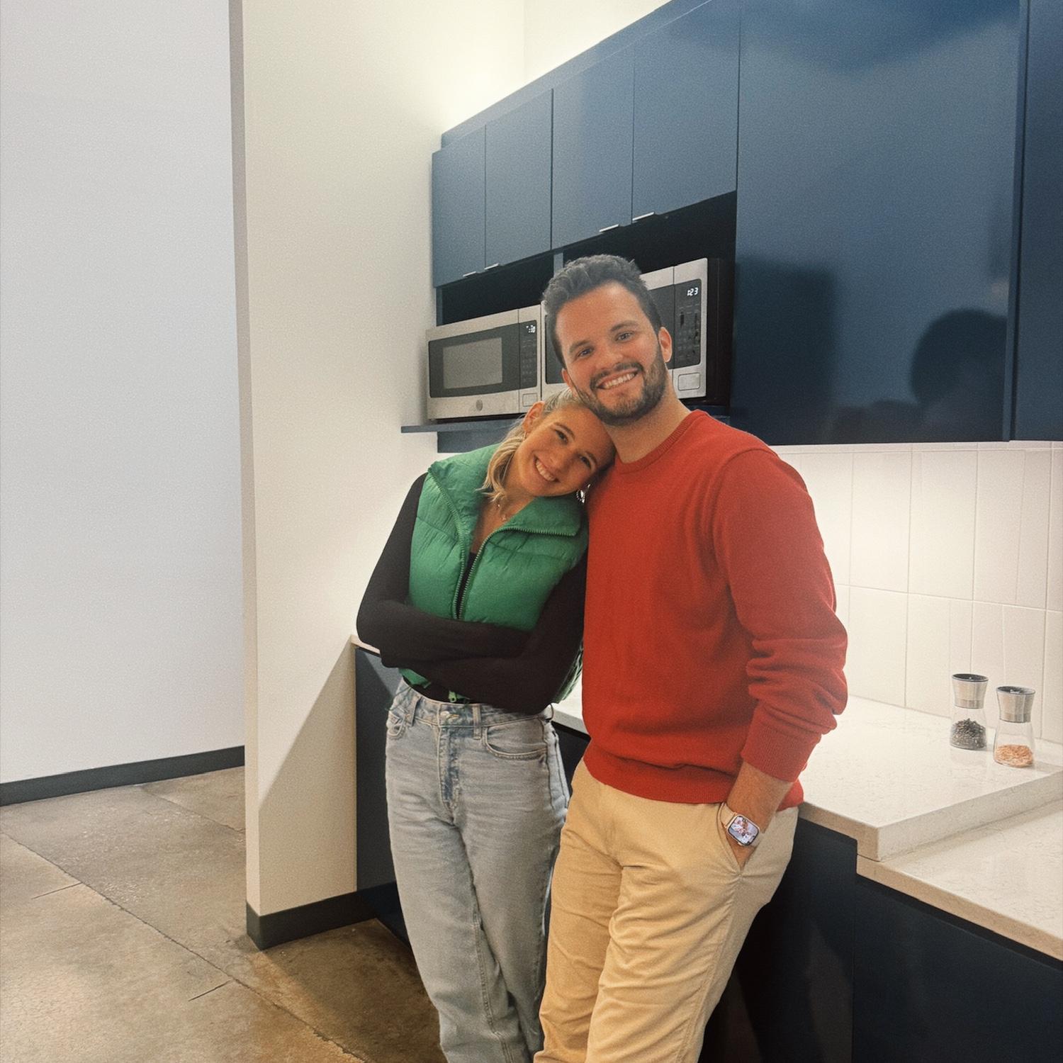 In the office kitchen at Passion