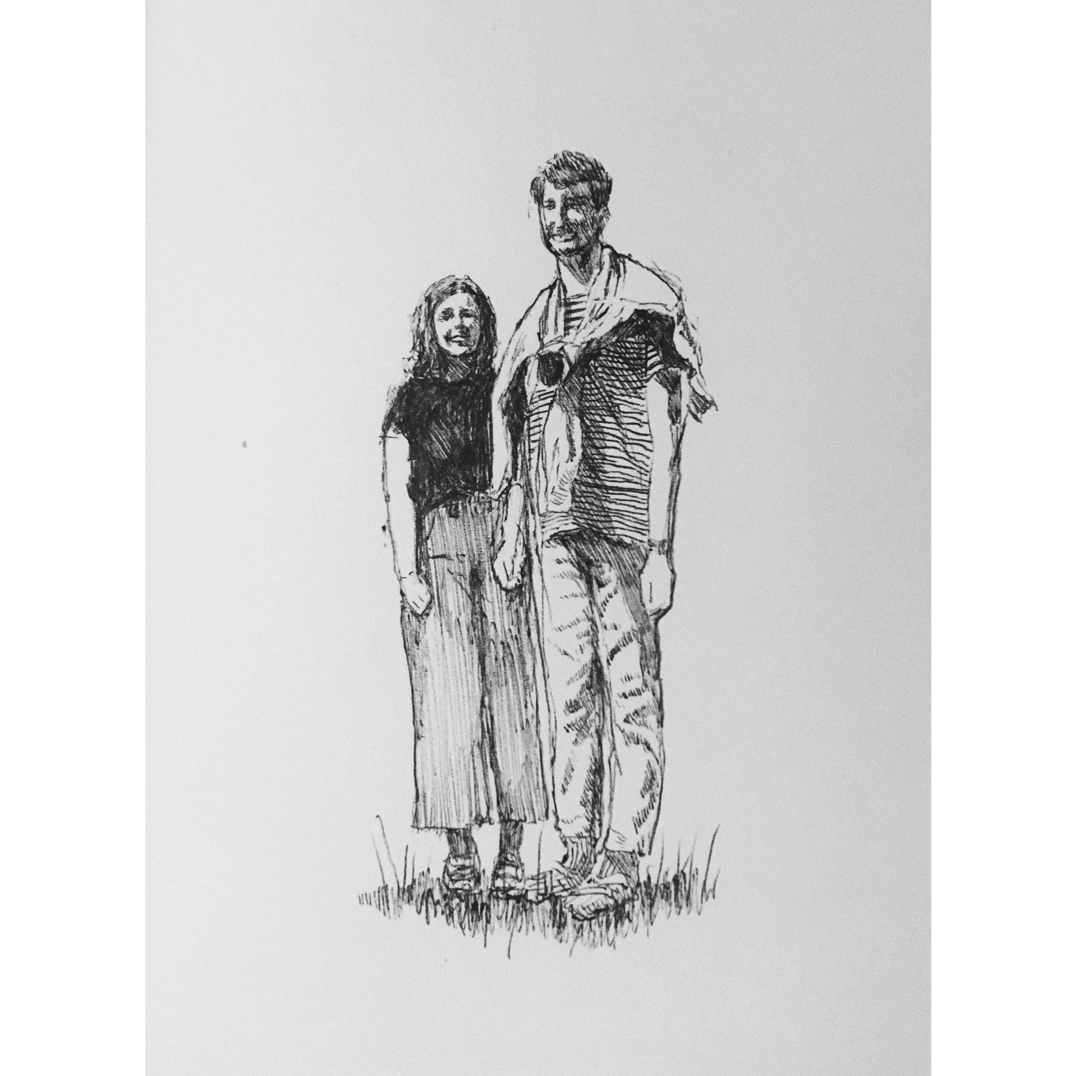 Susanna Spacek sketched us in The Black Hills, South Dakota. 2021